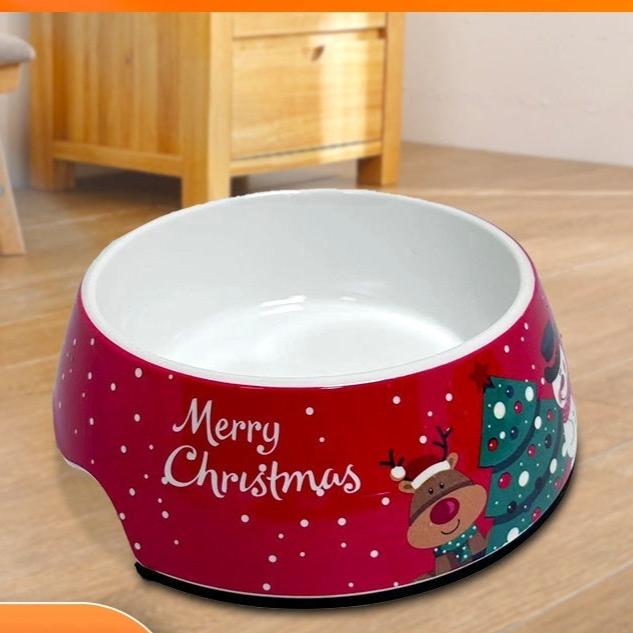 Christmas Dog Bowl