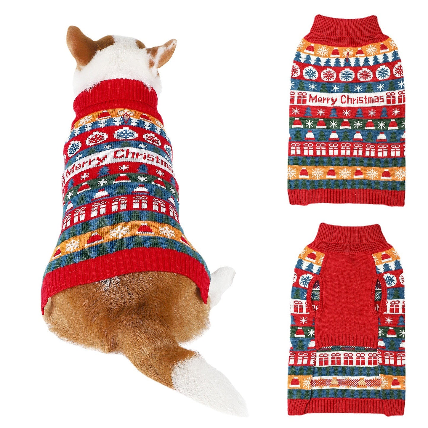 Autumn Pet Christmas Dog Sweater