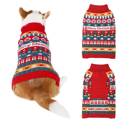 Autumn Pet Christmas Dog Sweater