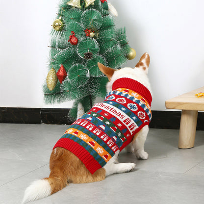 Autumn Pet Christmas Dog Sweater