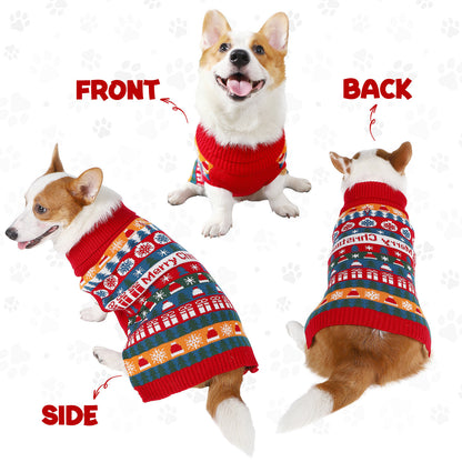 Autumn Pet Christmas Dog Sweater