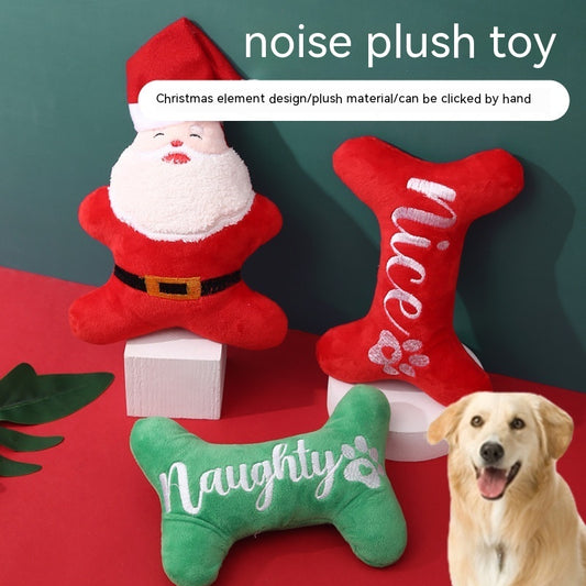 Christmas Bite Resistant Plush Toy